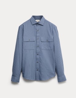 Easy Iron Cotton Rich Check Shirt