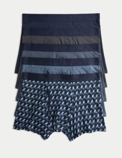 Trenýrky ze směsi bavlny Supima® a modalu s geometrickými tvary, 5 ks