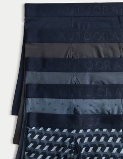 5pk Supima® Cotton Modal Geometric Trunks