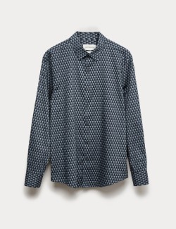 Košile s vysokým podílem bavlny