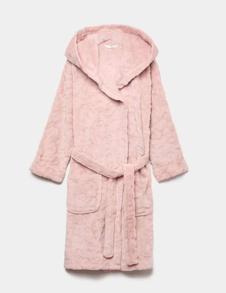 Fleece Leopard Print Dressing Gown (1-16 Yrs)