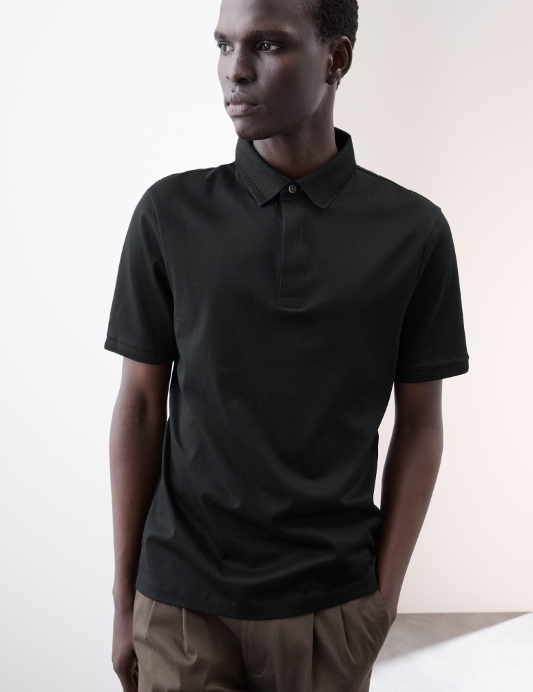 Slim Fit Premium Cotton Polo Shirt