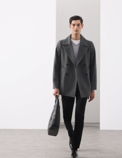 Wool Rich Peacoat