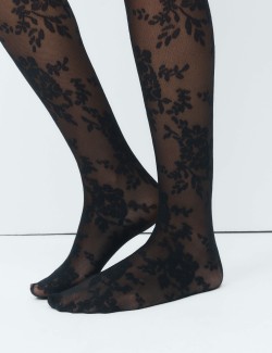 Floral Lace Sheer Tights