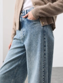 High Waisted Wide Leg Jeans