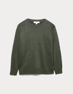 Cashmilon Sparkle Crew Neck Jumper