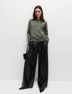 Cashmilon Sparkle Crew Neck Jumper