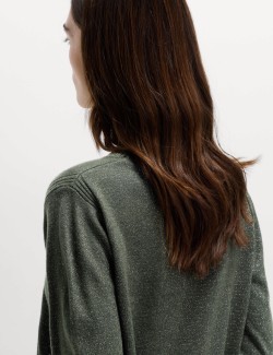 Cashmilon Sparkle Crew Neck Jumper