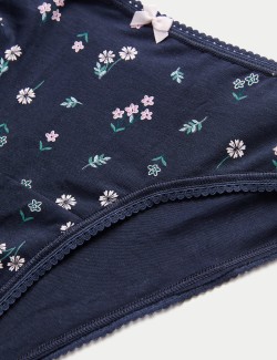 5pk Cotton Lycra™ Brazilian Knickers