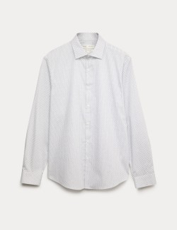 Regular Fit Pure Cotton Printed Shirt