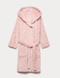 Fleece Leopard Print Dressing Gown (1-16 Yrs)