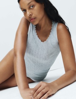 Sada 2 termotílek s háčkovaným vzorem