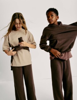 Mikina s kapucí a vysokým podílem bavlny (6–16 let)