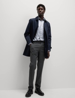 Slim Fit Luxury Pure Cotton Textured Shirt