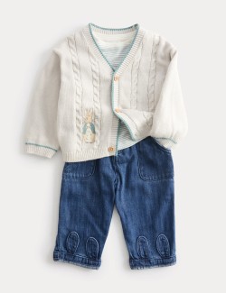 3pc Peter Rabbit™ Outfit (0 Mths-3 Yrs)