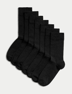 Ponožky s vysokým obsahem bavlny, 7 párů