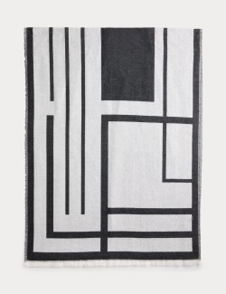 Geometric Woven Scarf