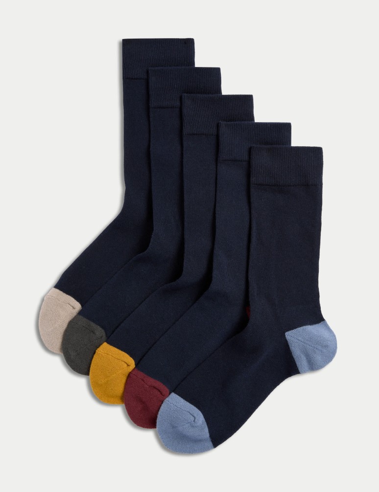 5pk Cool & Fresh™ Cotton Rich Light Cushioned Socks