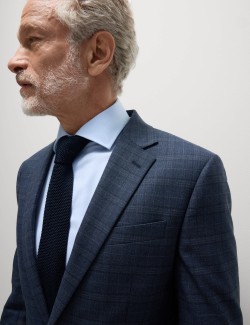 Regular Fit Check Suit Jacket