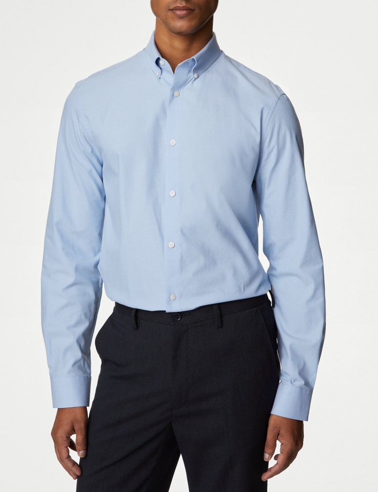 Slim Fit Cotton Rich Shirt