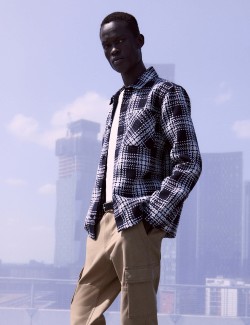 Checked Overshirt
