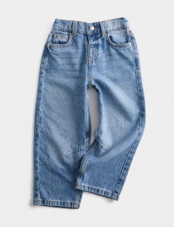 Barrel Leg Denim Jeans (2-10 Yrs)