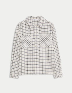 Pure Cotton Checked Shirt (6-16 Yrs)