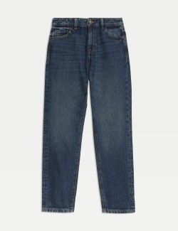 Pure Cotton Relaxed Fit Jeans (6-16 Yrs)