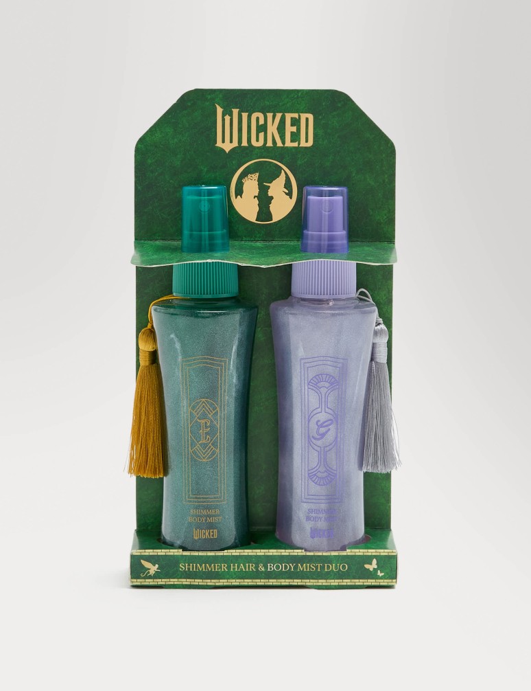Duo třpytivé mlhy na vlasy a tělo z kolekce Wicked™, 2x120 ml