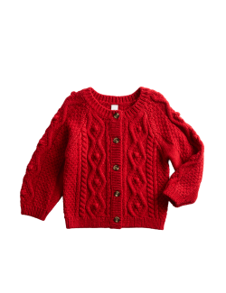 Pletený kardigan (0–6 let)