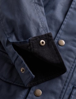 Waxed Jacket With Corduroy Collar (2-8 Yrs)
