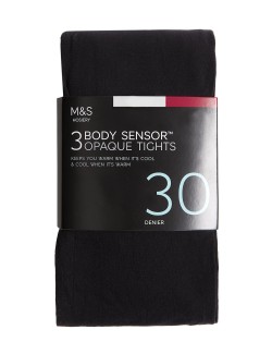 3pk 30 Denier Body Sensor™ Tights