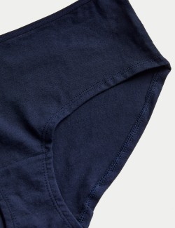 Šortkové kalhotky s nízkým pasem s potiskem, z bavlny Lycra™, 5 ks
