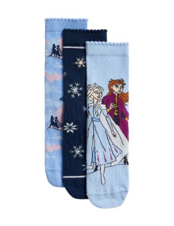 Ponožky Ledové království™ s vysokým podílem bavlny, sada 3 párů