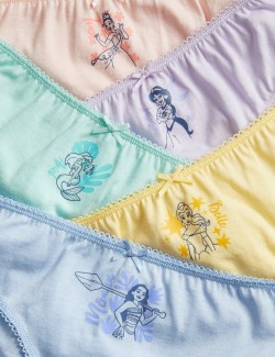 5pk Pure Cotton Disney Princess™ Knickers (2-10 Yrs)