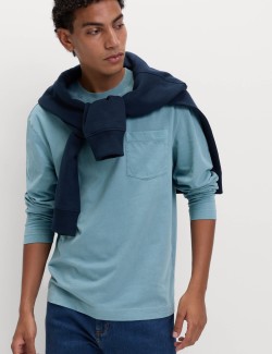 Tričko ke krku z čisté bavlny