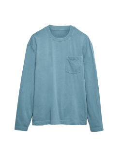 Tričko ke krku z čisté bavlny