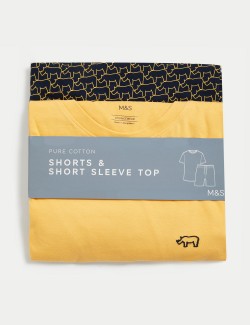 Pure Cotton Rhino Print Pyjama Set