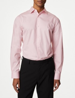 Košile z čisté bavlny, normální střih, snadné žehlení