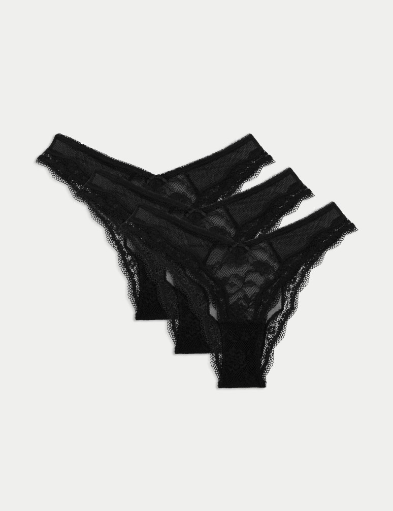 3pk Lace Miami Knickers