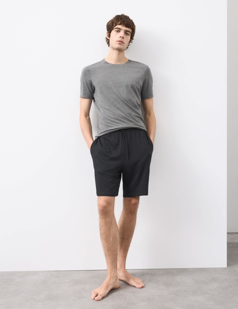 Pyžamové šortky z bavlny Supima® a modalu