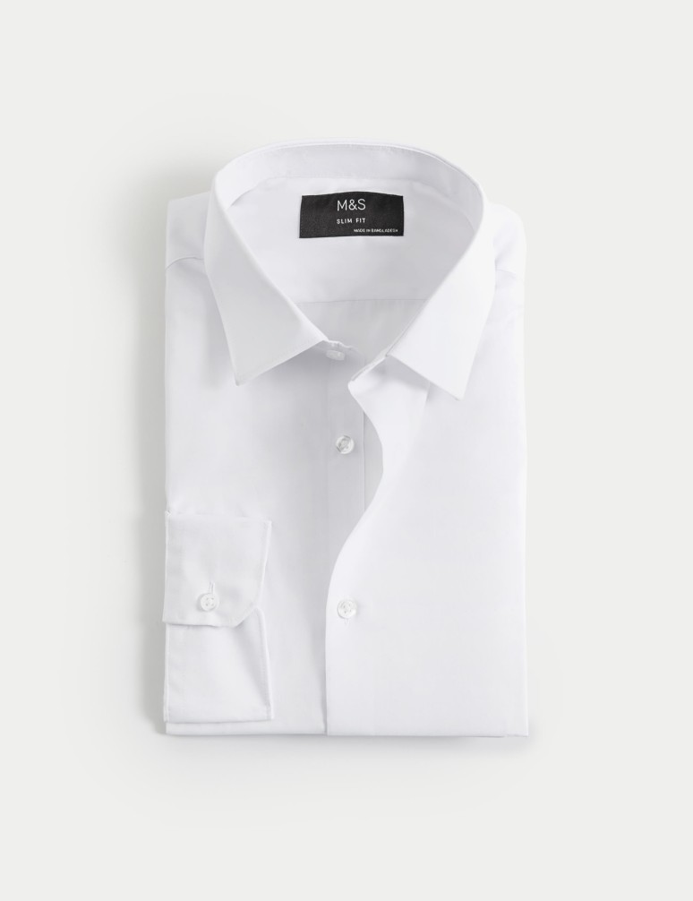 Slim Fit Easy Iron Shirt
