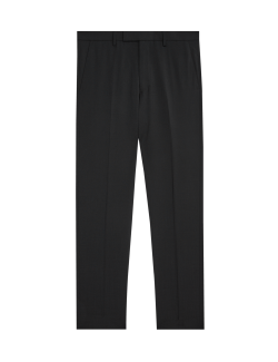 Oblekové kalhoty mírně zúženého střihu, ze směsi vlny
