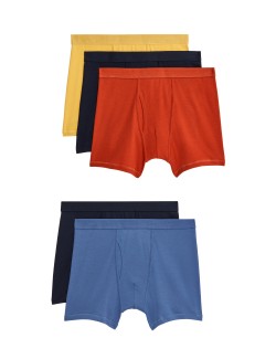 5pk Pure Cotton Cool & Fresh™ Trunks