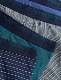 5 Pack Cotton Stretch Cool & Fresh™ Striped Hipsters
