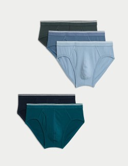 5 Pack Cotton Rich Cool & Fresh™ Briefs