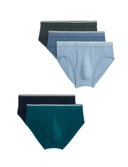 5 Pack Cotton Rich Cool & Fresh™ Briefs