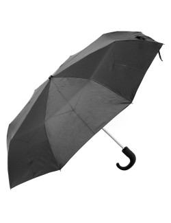 Deštník z recyklovaného polyesteru se zahnutou rukojetí a technologií Windtech™