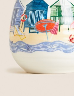 Nautical Beach Huts Mug