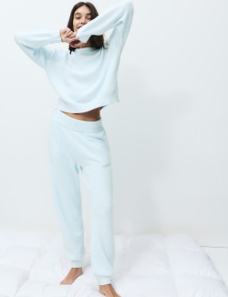 Pohodlné pletené domácí tepláky